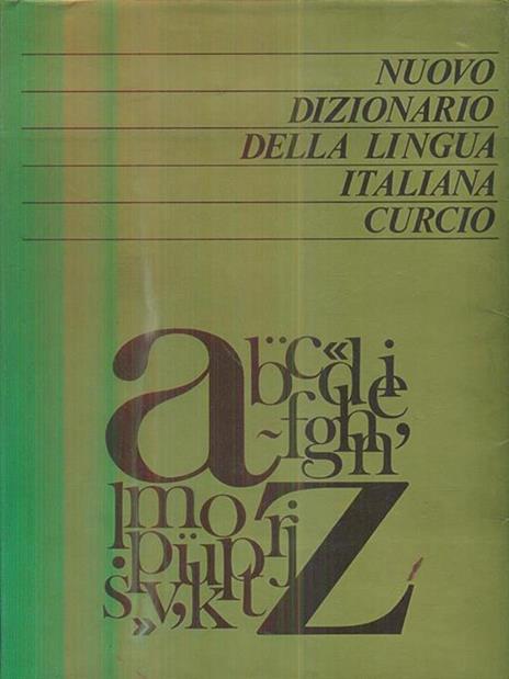 Nuovo dizionario della lingua italiana - copertina