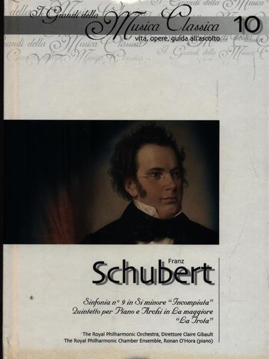 Franz Schubert. con CD - copertina