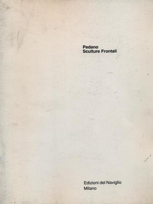 Prdano sculture frontali - copertina