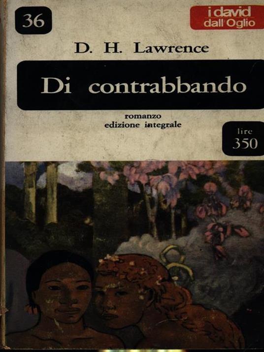 Di contrabbando - David Herbert Lawrence - copertina