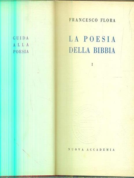 La poesia della bibbia. 2 vv - Francesco Floria - 2