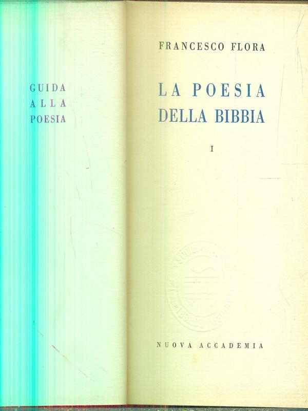 La poesia della bibbia. 2 vv