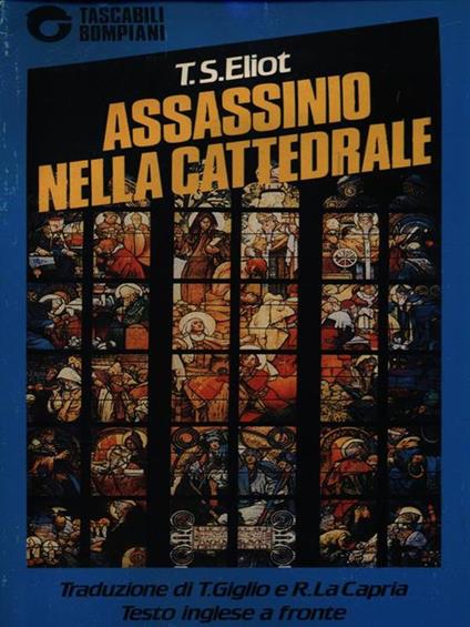 Assassinio nella cattedrale - Thomas S. Eliot - copertina