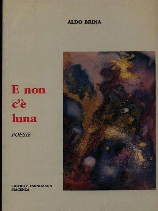 E non c'é luna - Aldo Brina - copertina