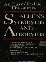 Allen's synonyms and antonyms