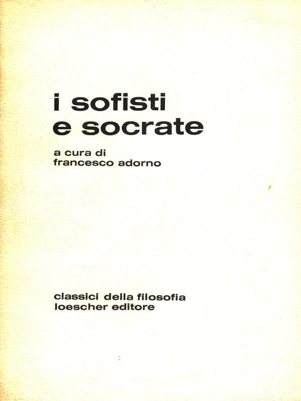 I Sofisti e Socrate