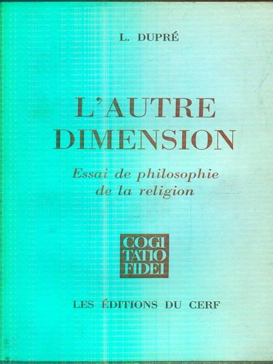 L' autre Dimension - L. Dupré - copertina