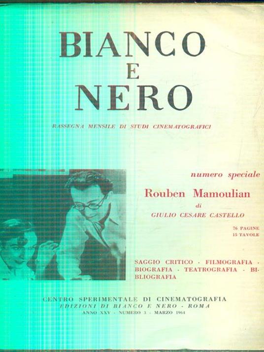 bianco e nero 3. marzo 1964 - copertina