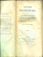 histoire des francais tome dix septieme