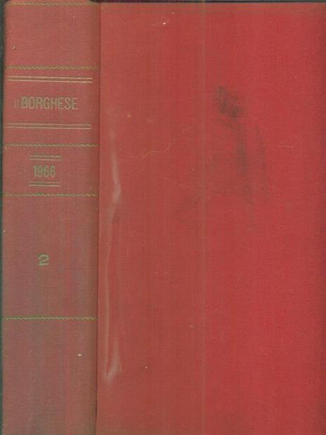Il borghese 1966. 2 ( da aprile a giugno 1966) - copertina