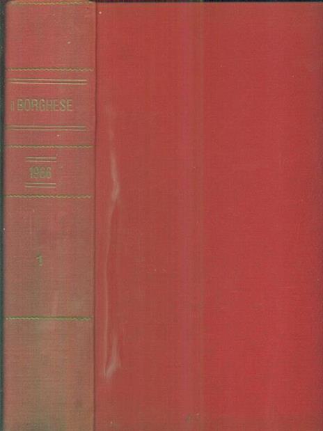 Il borghese 1966 - 1 ( da gennaio a marzo 1966) - copertina