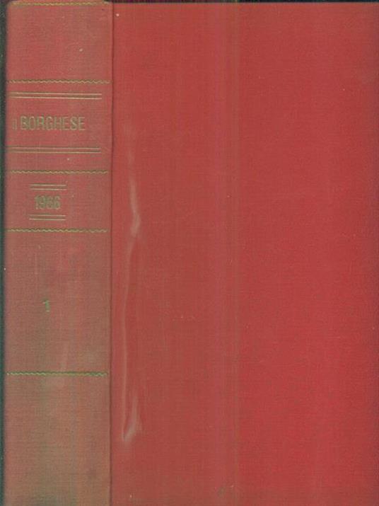 Il borghese 1966 - 1 ( da gennaio a marzo 1966) - copertina