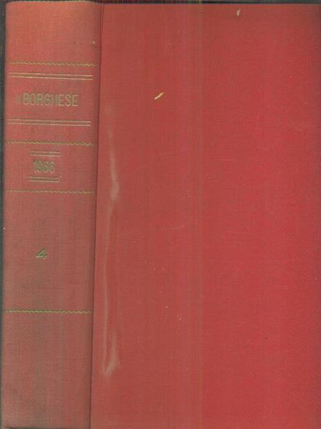 Il borghese 1966 - 4 (da ottobre a dicembre 1966) - copertina