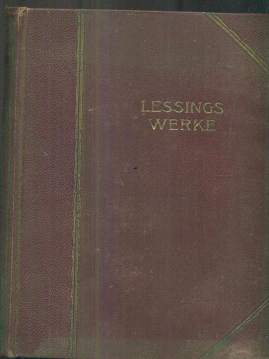 Lessings Werke. 1-2 - copertina
