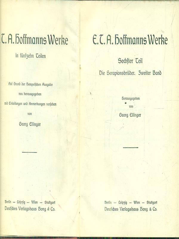 E.T.A. Hoffmanns Werke 6-8