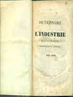 Dictionnaire de l'industrie manufacturiere, commerciale et agricole tome 4