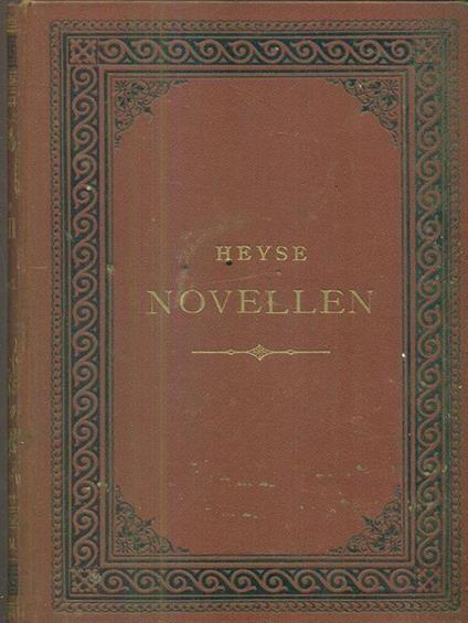 Novellen XIII. Neue serie 17 - Paul von Heyse - copertina