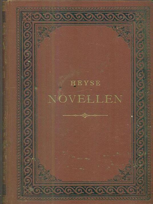 Novellen XIII. Neue serie 17 - Paul von Heyse - copertina