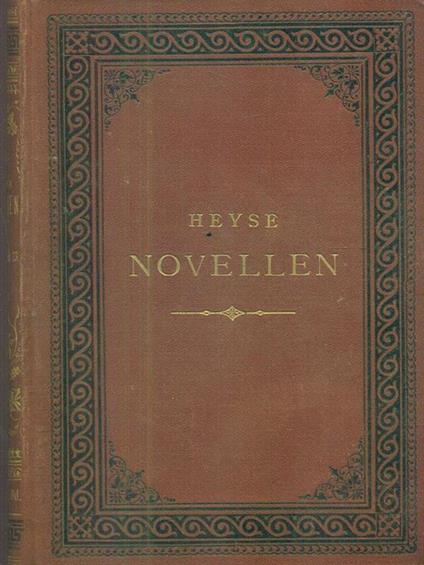 Novellen XII. Neue serie 13 - Paul von Heyse - copertina