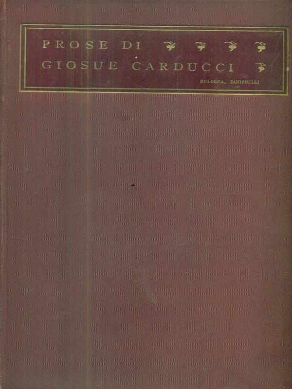 Prose di giosue carducci