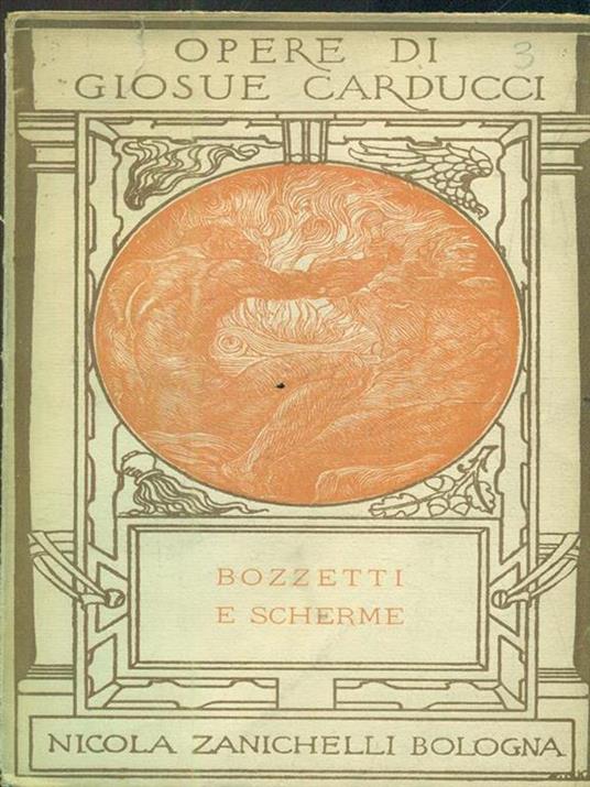 Bozzetti e scherme - Giosuè Carducci - copertina