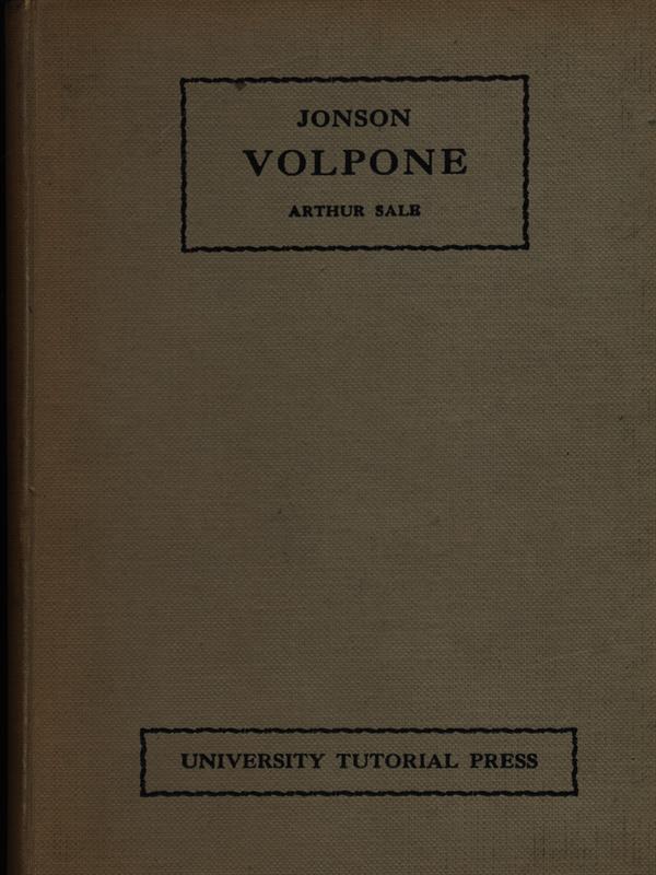 Volpone or the Foxe