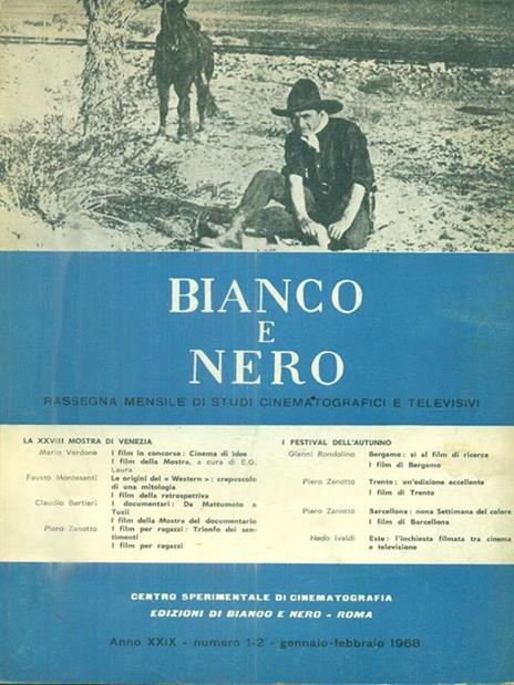 bianco e nero 1-2 / gennaio-febbraio 1968 - copertina