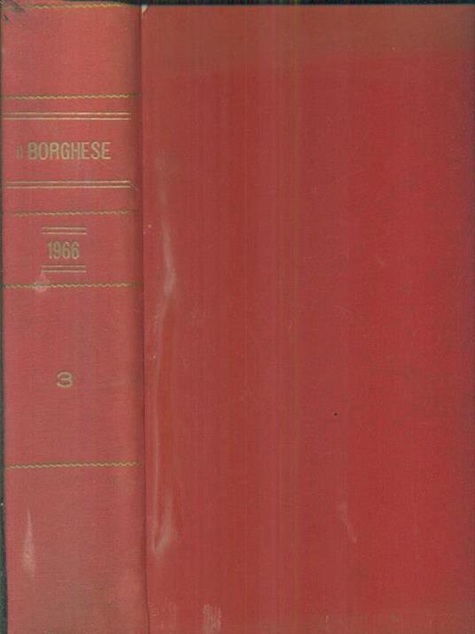 Il borghese 1966 - 3(da luglio a settembre 1966) - copertina