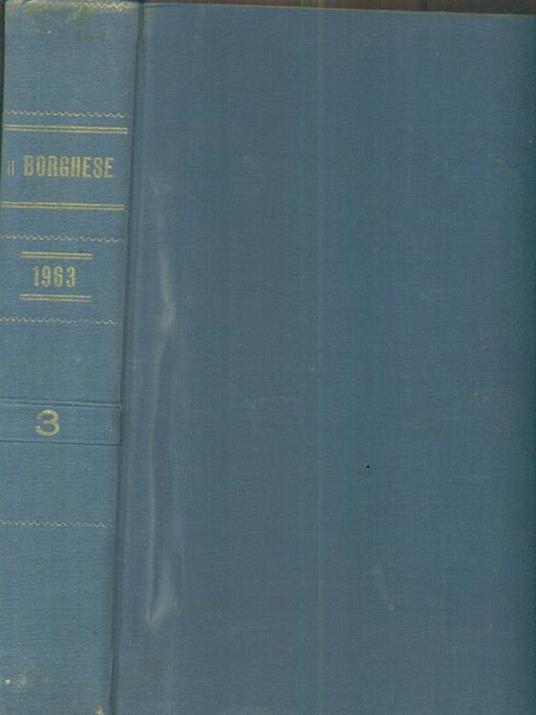 Il borghese 1963 - 3 ( da luglio a settembre 1963) - copertina
