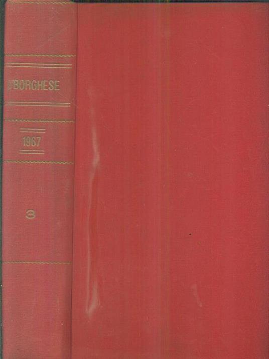 Il borghese 1967 - 3 ( da Luglio a settembre 1967) - copertina