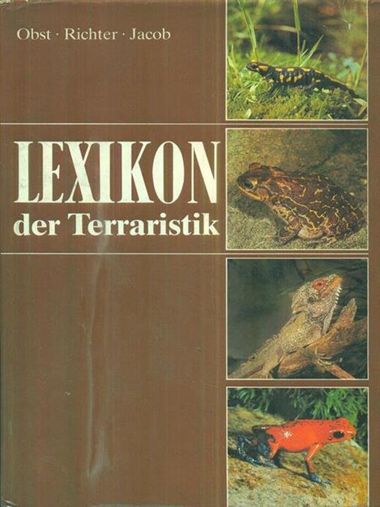 Lexikon der Terraristik und Herpetologie - copertina