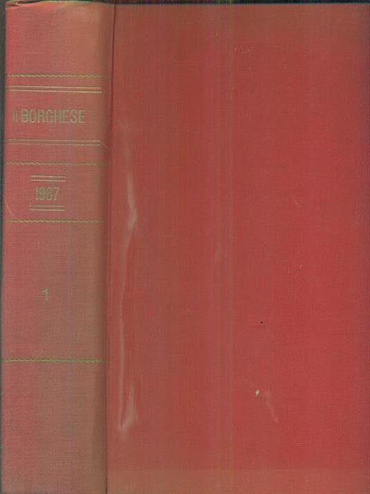 Il borghese 1967 - 1 (da gennaio a marzo 1967) - copertina