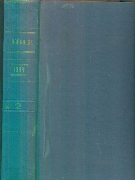 Il borghese 1963. 2 (da aprile a giugno 1963) - copertina
