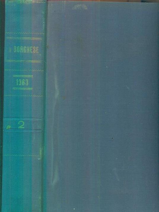 Il borghese 1963. 2 (da aprile a giugno 1963) - copertina
