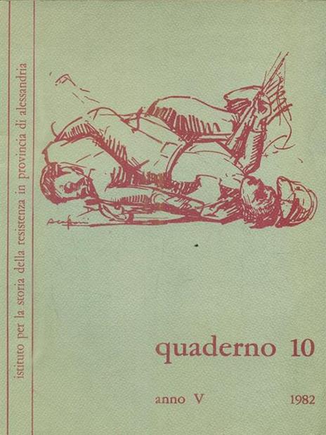 Quaderno 10. anno V 1982 - copertina
