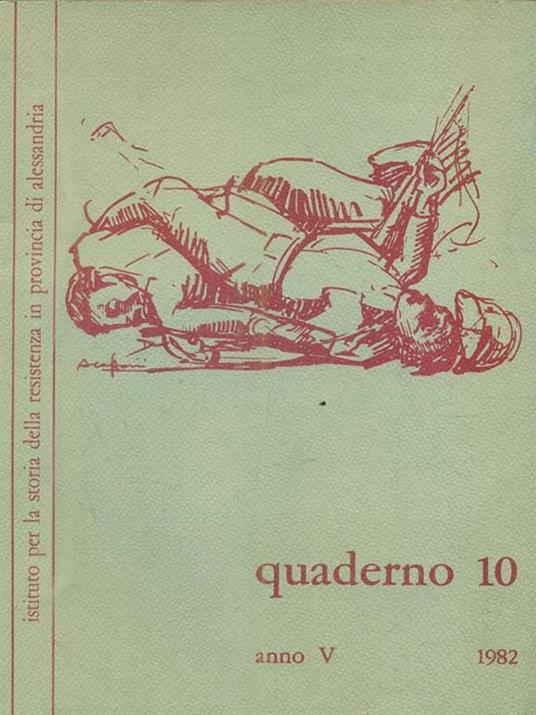 Quaderno 10. anno V 1982 - copertina