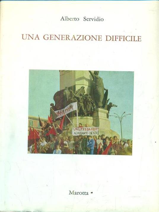 Una generazione difficile - Alberto Servidio - copertina