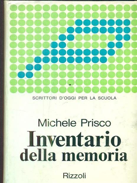 Inventario della memoria - Michele Prisco - copertina