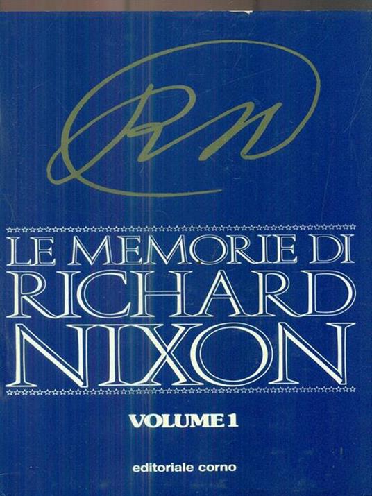 Le memorie di Richard Nixon 1 - copertina