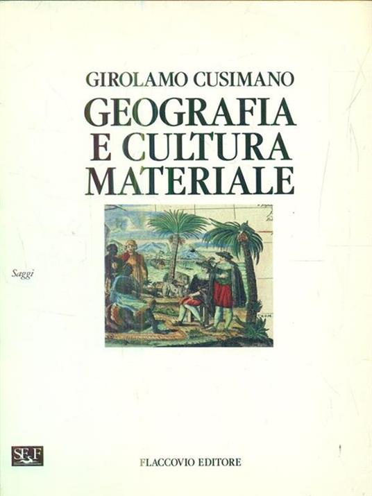Geografia e cultura materiale - Girolamo Cusimano - copertina