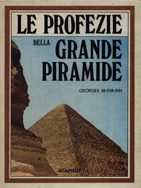 Le profezie della grande piramide - Georges Barbarin - copertina