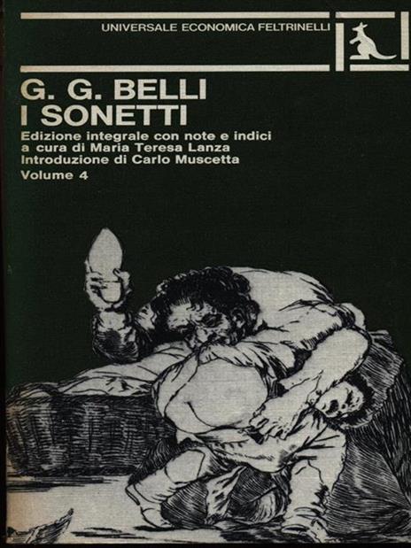 I sonetti 4vv - Gioachino Belli - copertina