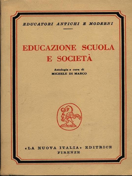 Educazione scuola e società - copertina