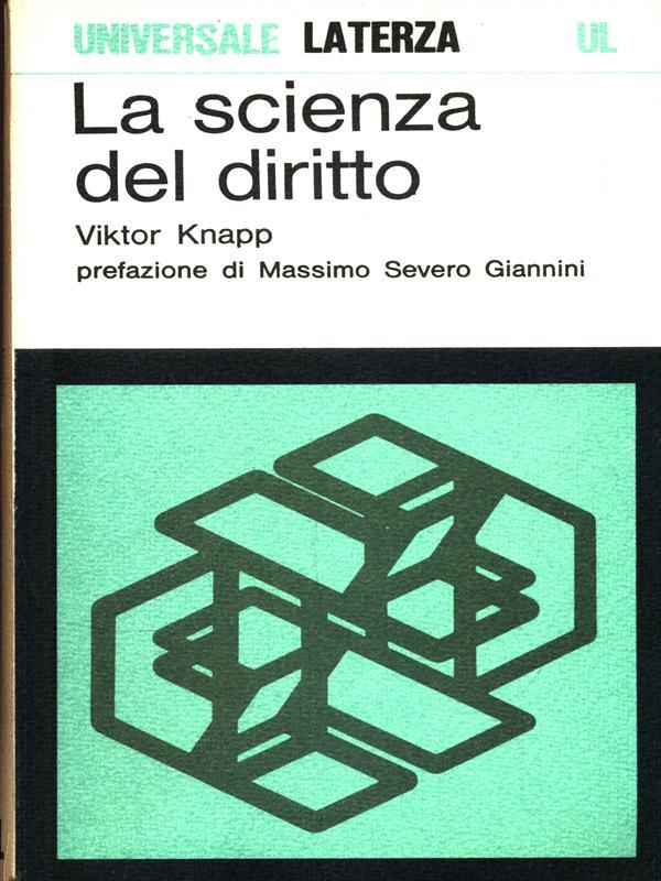 La scienza del diritto