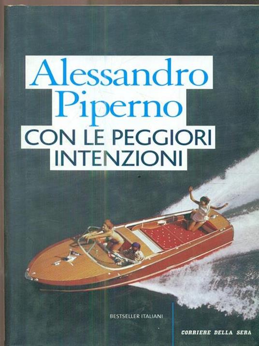 Con le peggiori intenzioni - Alessandro Piperno - copertina