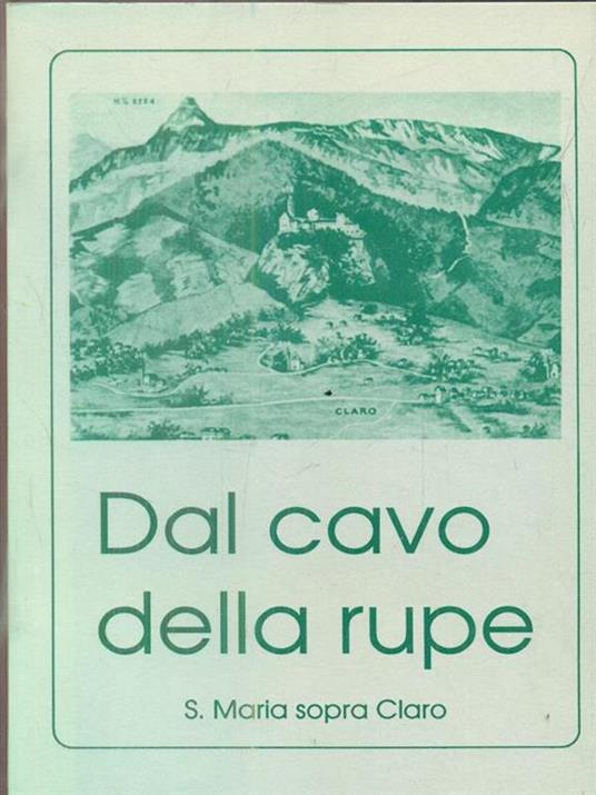 Dal cavo della rupe - copertina