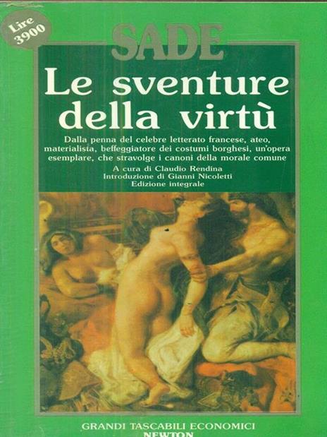 Le sventure della virtù - François de Sade - copertina