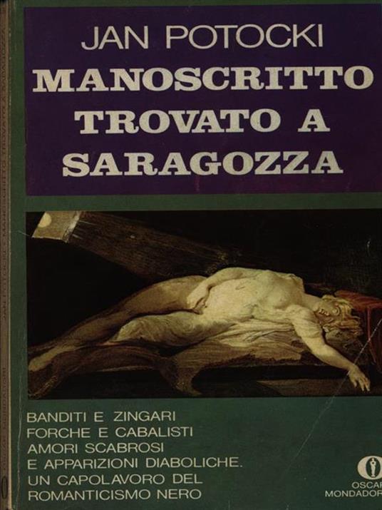 Manoscritto trovato a Saragozza - Jan Potocki - copertina