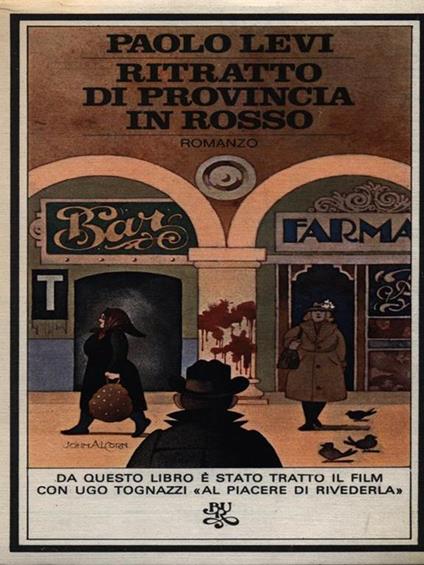 Ritratto di provincia in rosso - Paolo Levi - copertina