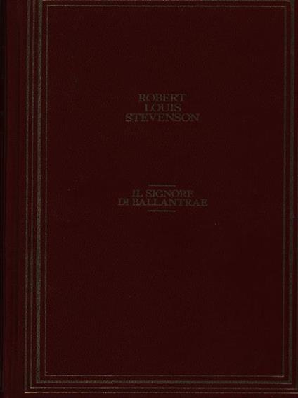 Il signore di Ballantrae - Robert Louis Stevenson - copertina